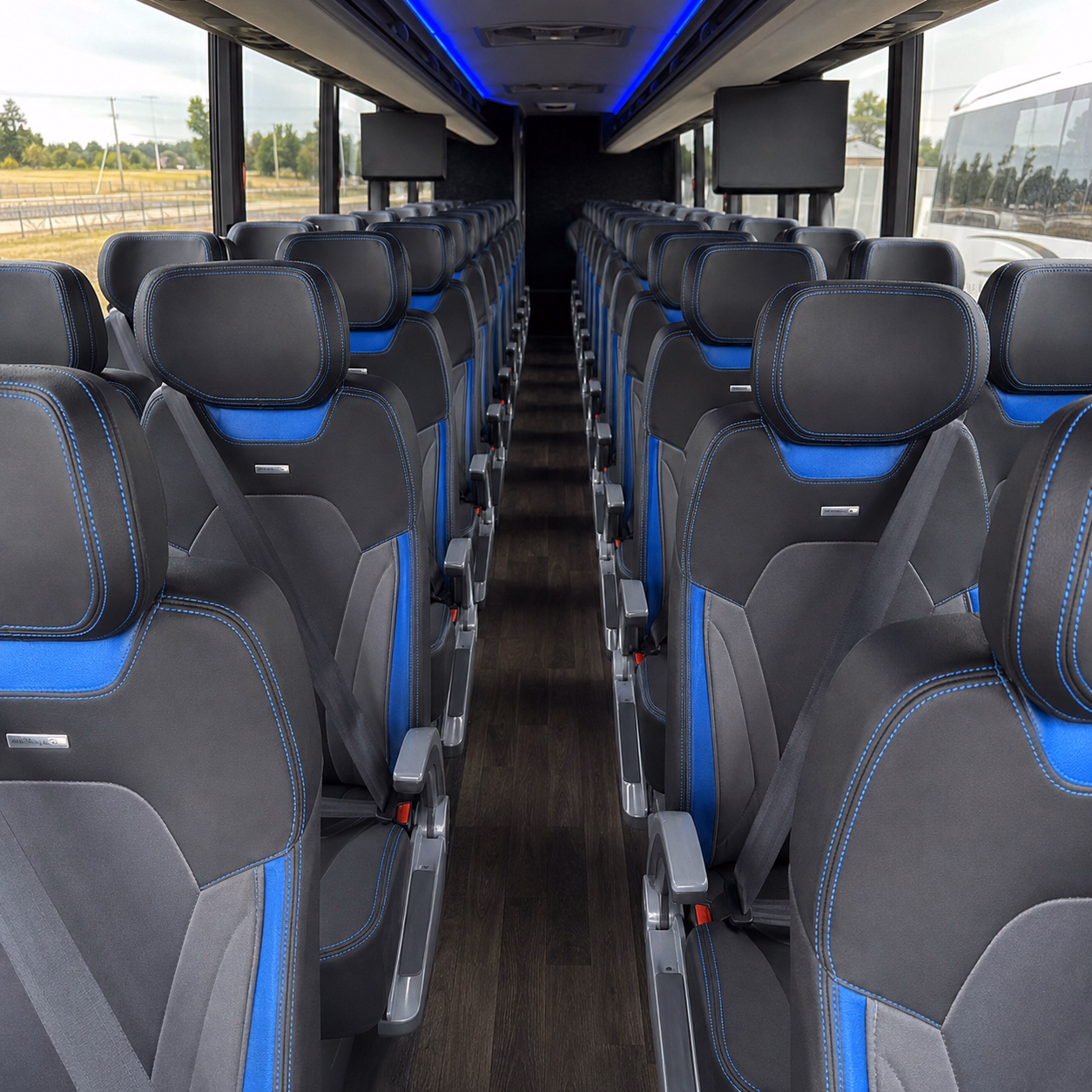 norwalk charter bus interior gallery