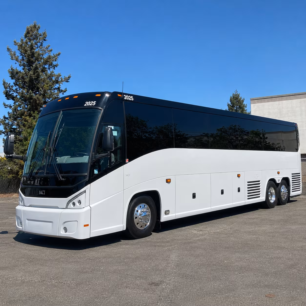 norwalk charter bus services exterior