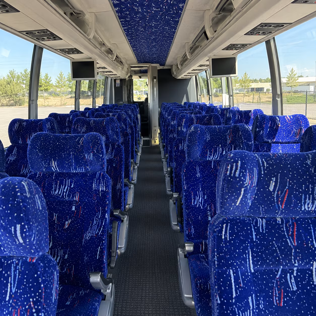 norwalk charter bus services interior