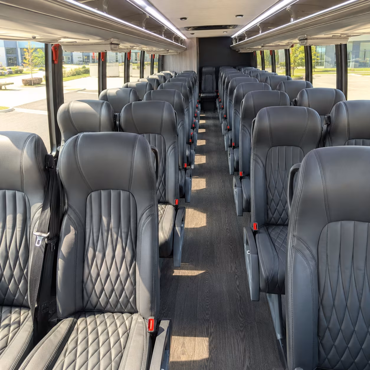 norwalk employee transportation onboard seating