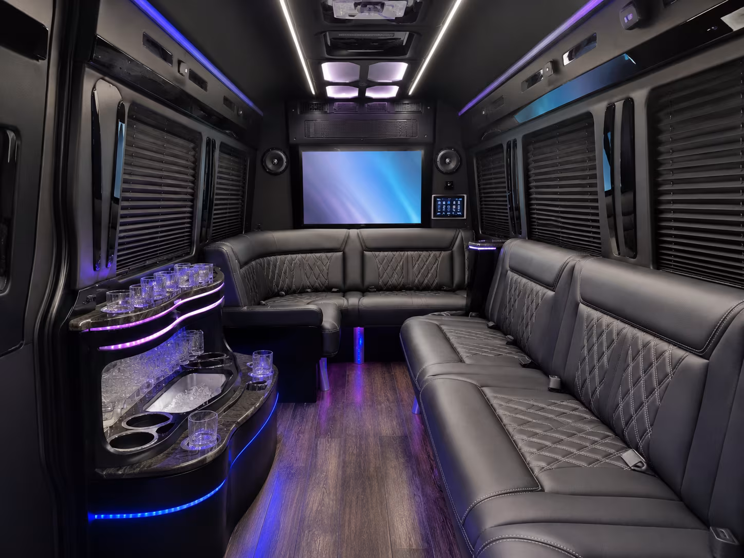 norwalk wine tour brewery transportation onboard seating